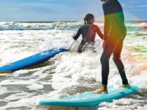 Die Borkumer Strände laden zu spaßigem Strand- und Wassersport ein.
